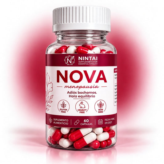 Suplemento Natural para la Menopausia — Menos Sofocos, Mejor Sueño y Equilibrio Hormonal en una Cápsula