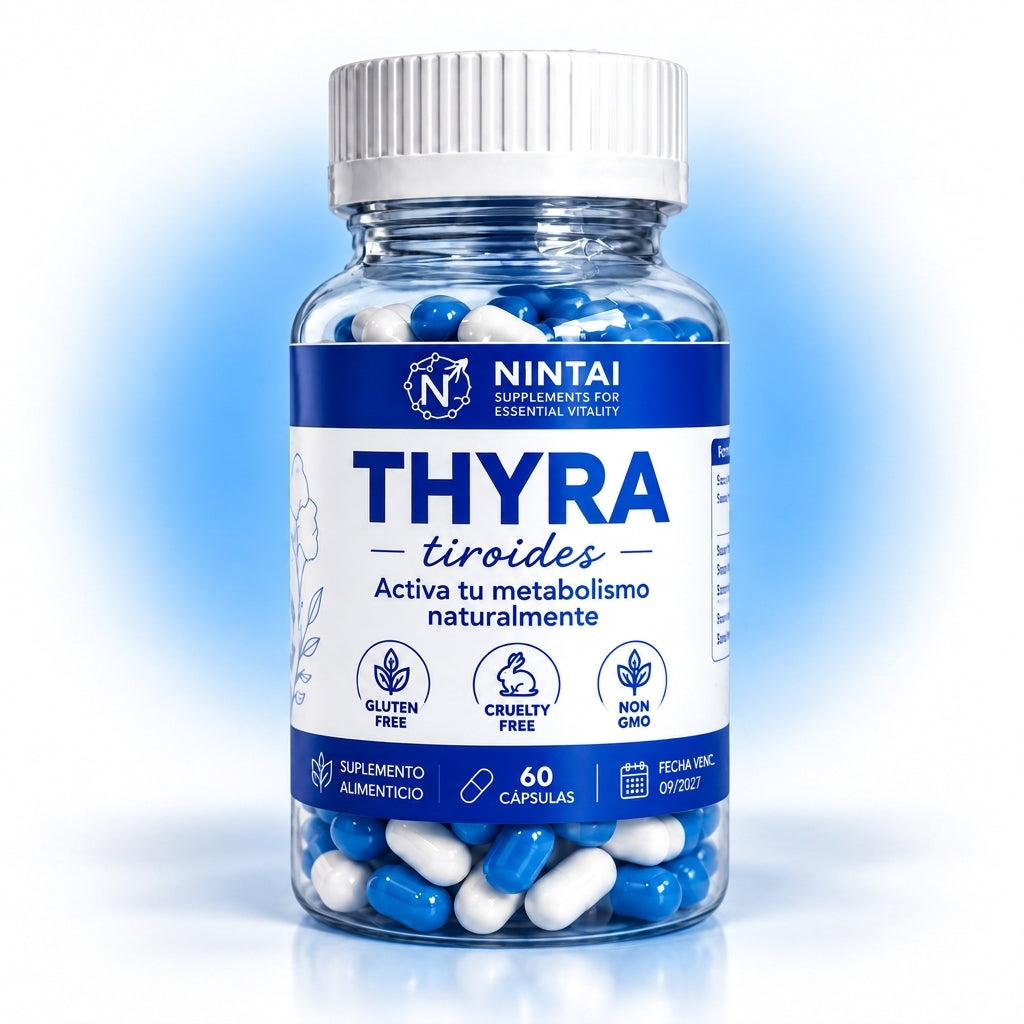 Suplemento para la Tiroides — Recupera tu Energía, tu Metabolismo y tu Concentración de Forma Natural