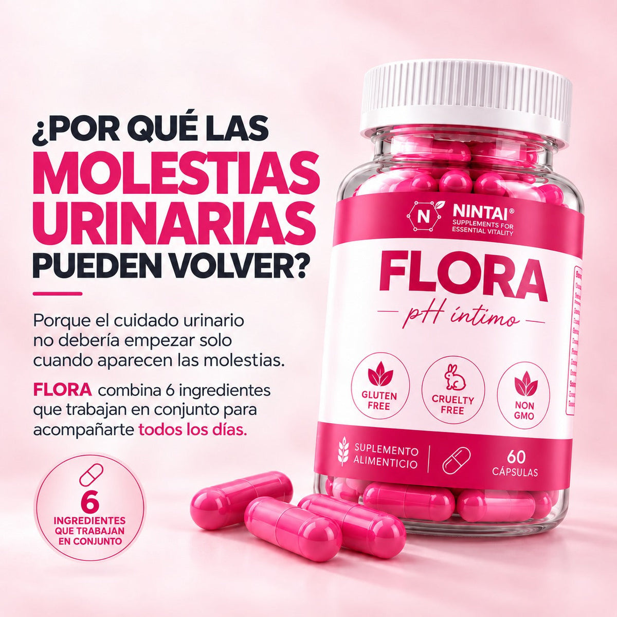 FLORA · pH íntimo